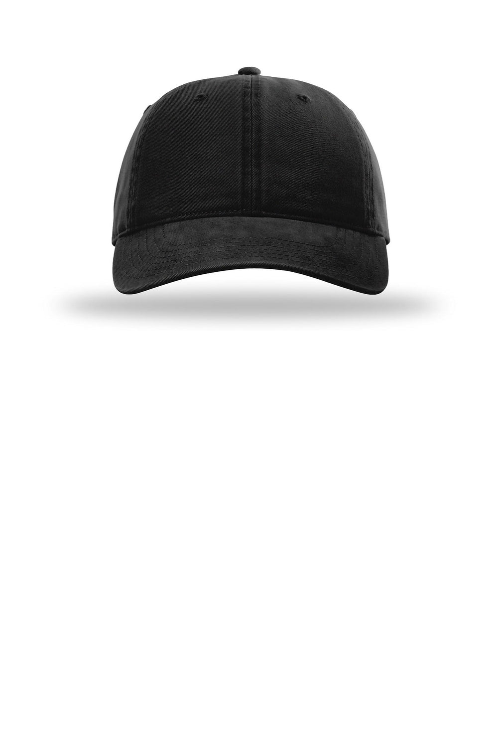 Richardson Peached Cotton Twill 326 — Black — front