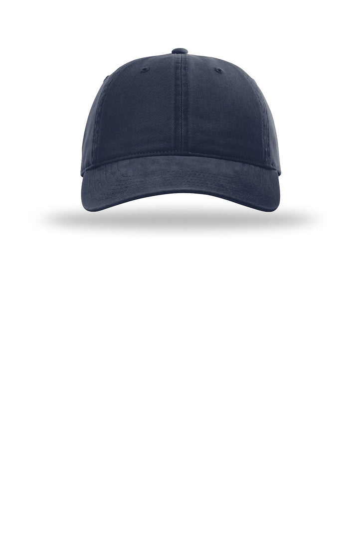 Richardson Peached Cotton Twill 326 — Navy — front