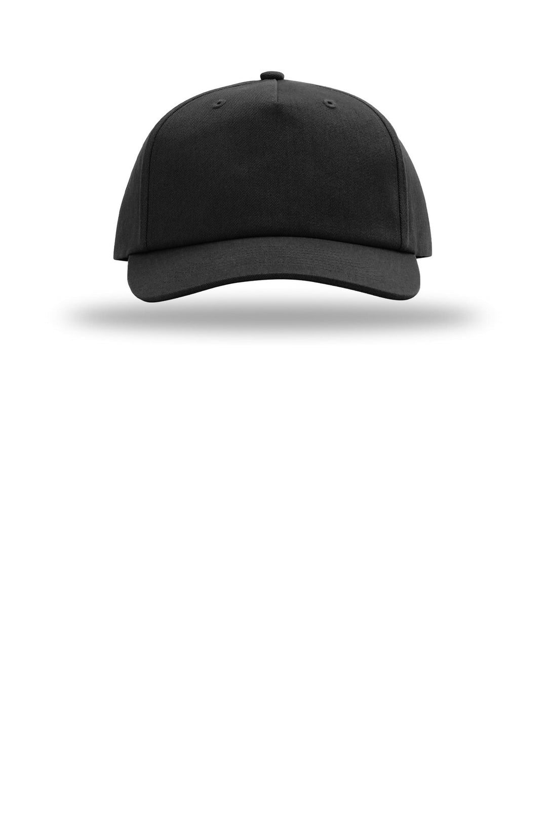 Richardson 5-Panel Relaxed Gramps 356 — Black — front