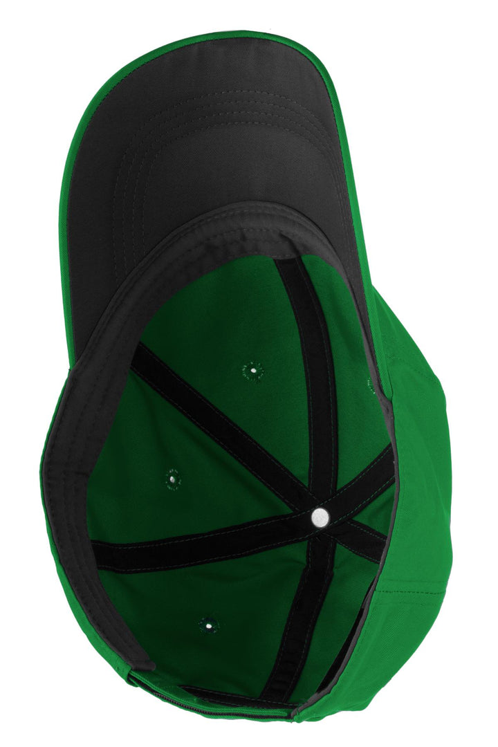 Nike Dri-FIT Swoosh Front Cap. 548533 — Lucky Green/ White — front