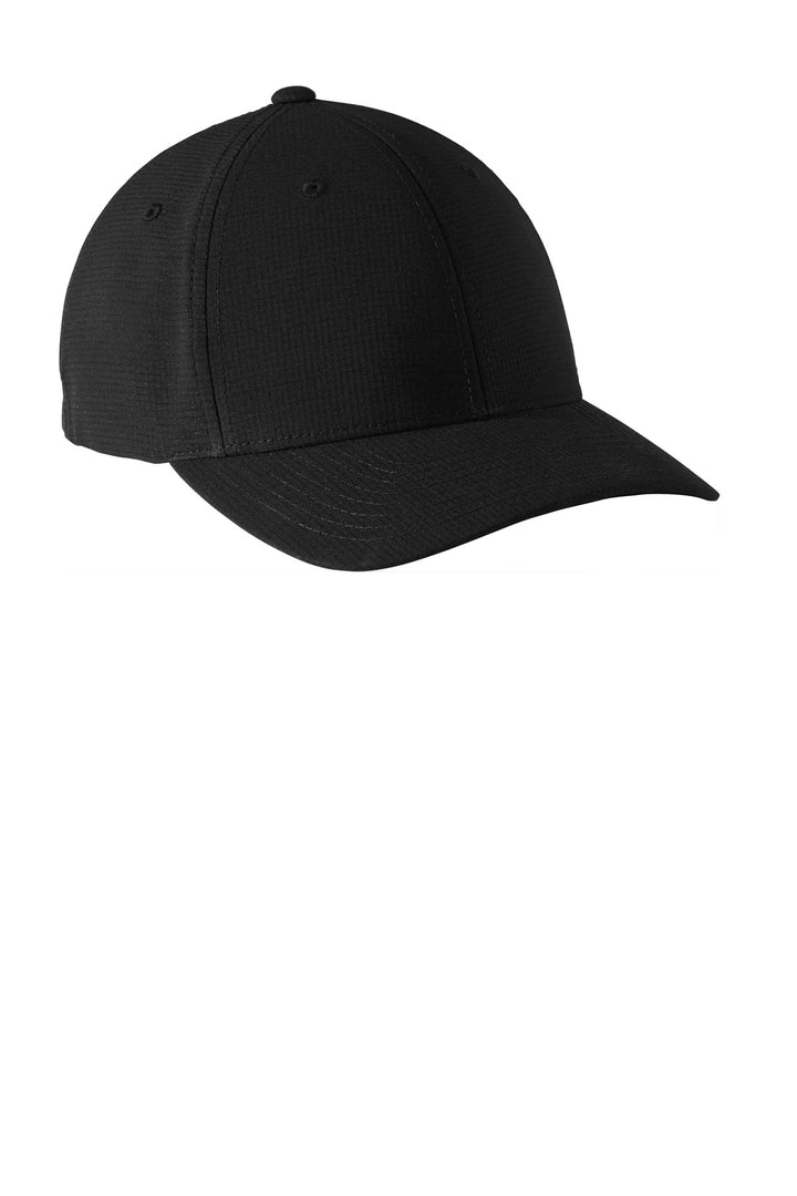 Port Authority  Flexfit 110  Performance Snapback Cap C301 — Black — front