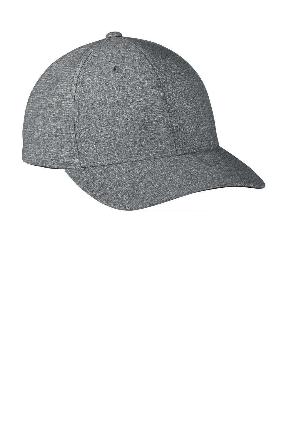 Port Authority  Flexfit 110  Performance Snapback Cap C301 — Heather Grey — front