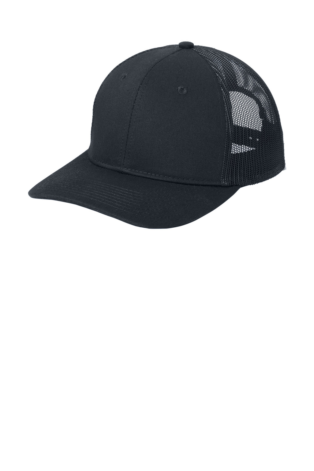 Port Authority Snapback Trucker Cap. C402 — Rich Navy — front