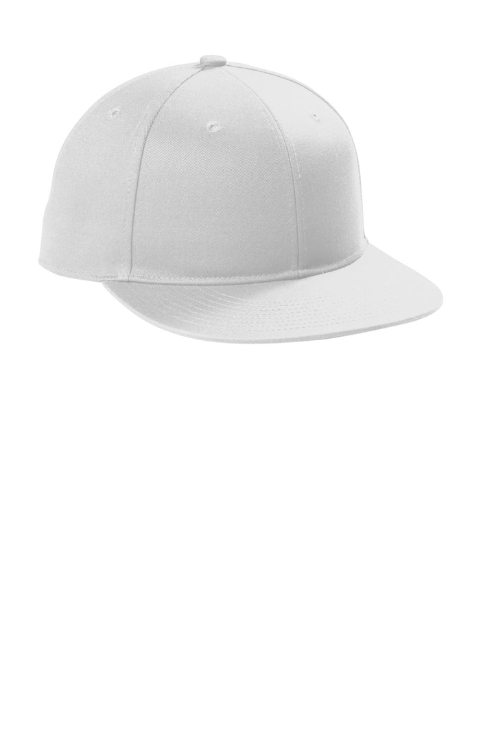 Port Authority Snapback Flat Bill Cap C406 — White — front