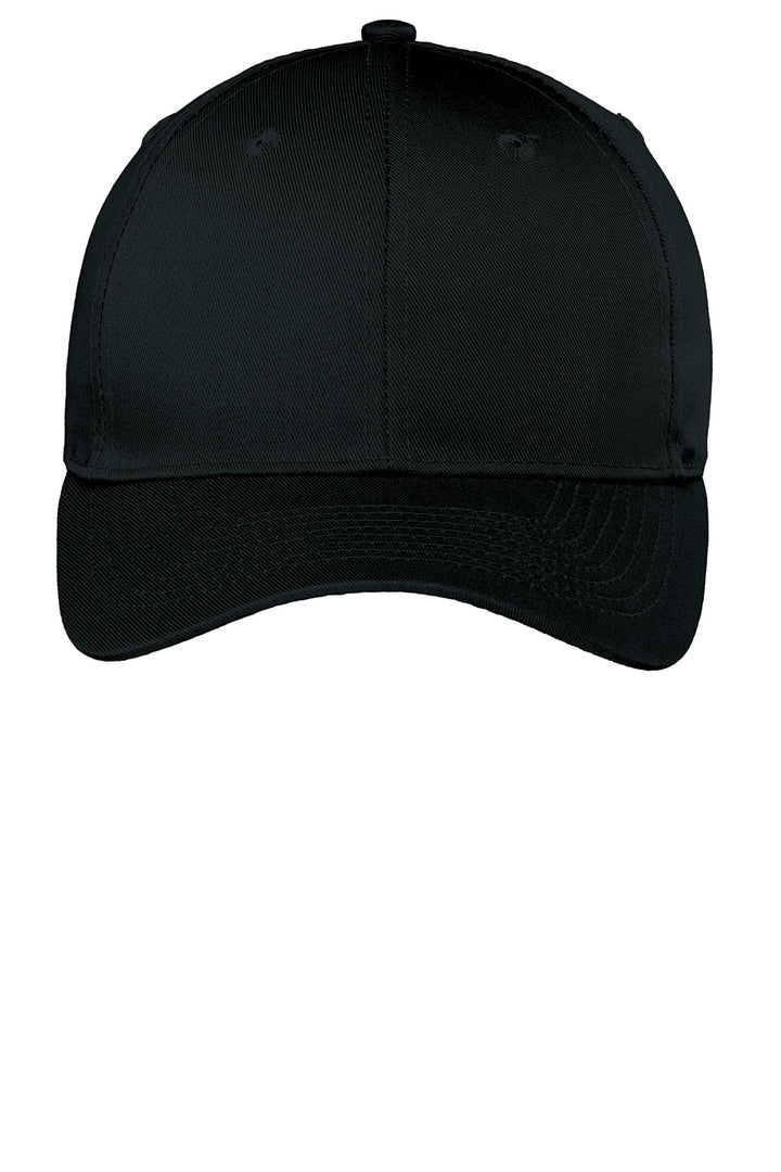 Port Authority Easy Care Cap. C608 — Black — front