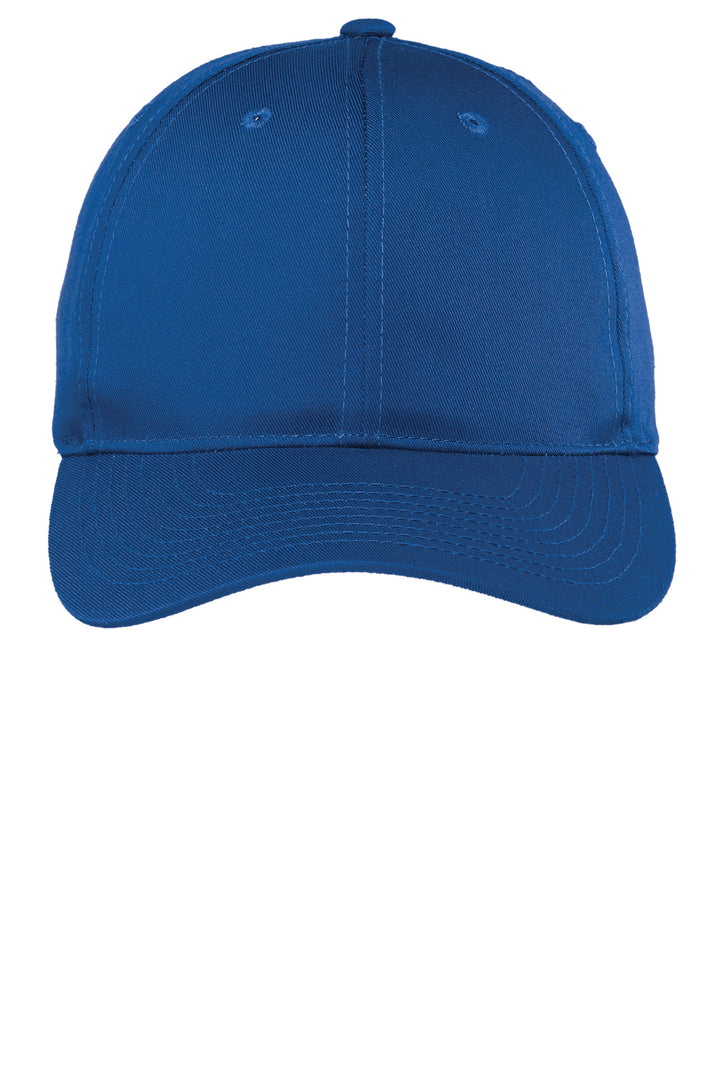 Port Authority Fine Twill Cap.  C800 — Royal — front
