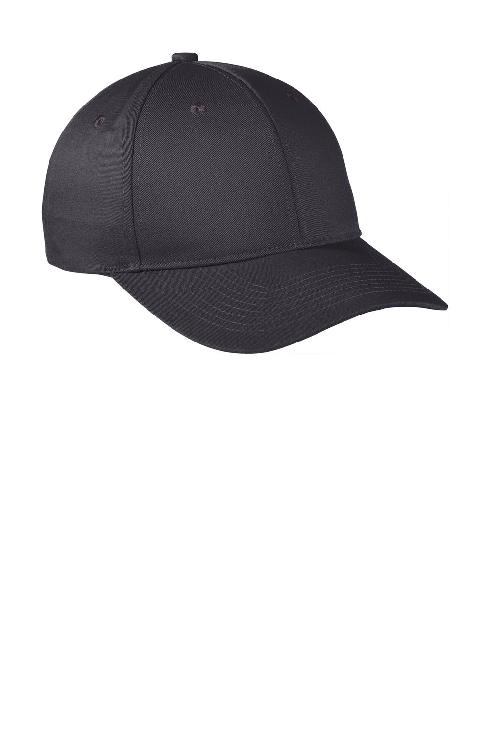 Port Authority  Snapback Fine Twill Cap  C801 — Graphite — front
