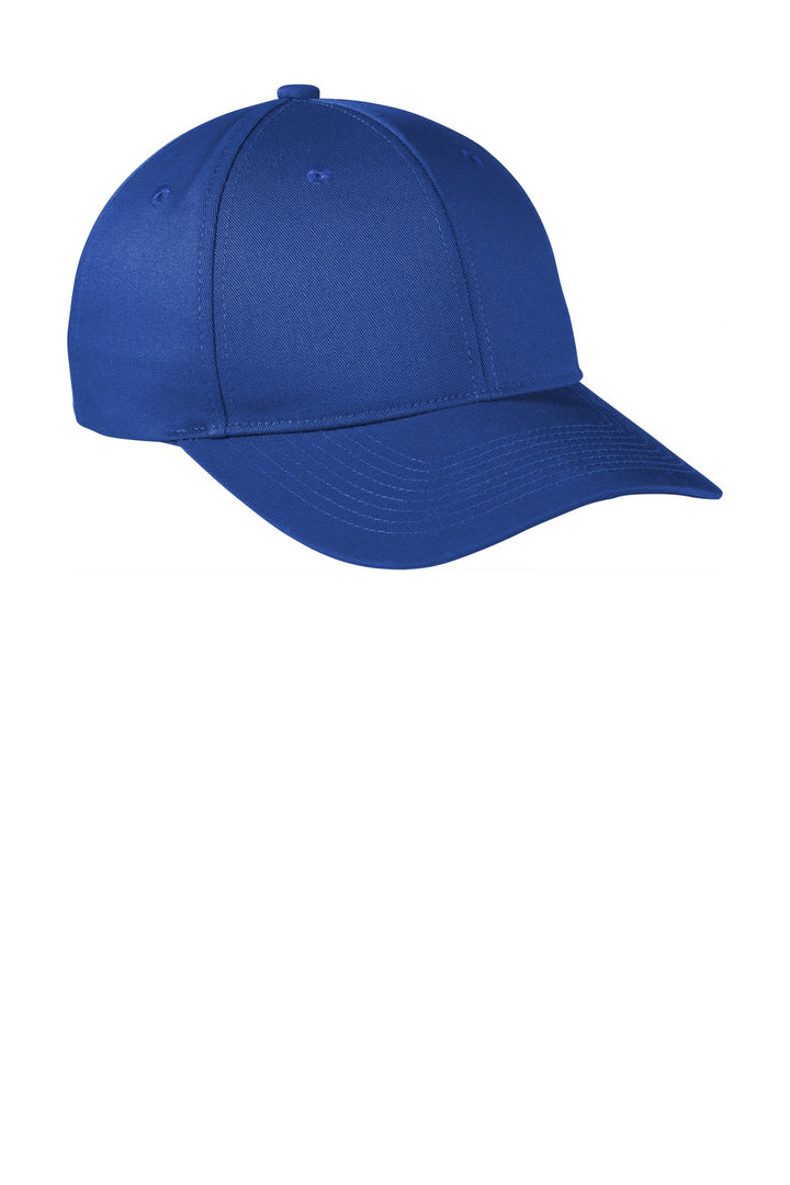 Port Authority  Snapback Fine Twill Cap  C801 — Royal — front