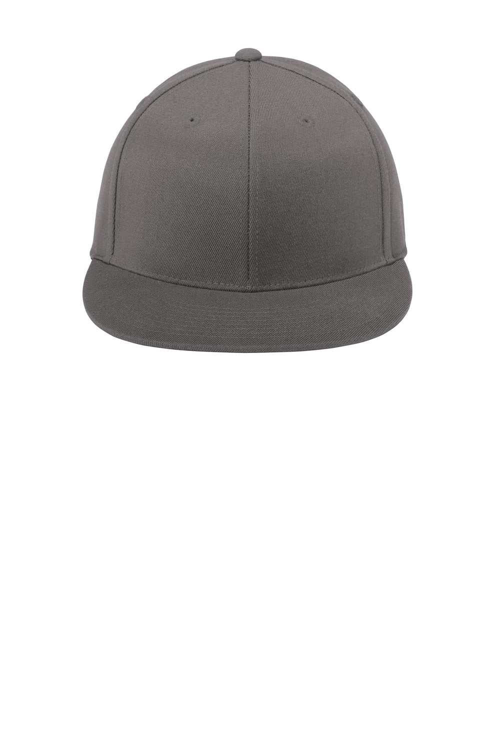Port Authority Flexfit 210 Flat Bill Cap. C808 — Grey — front