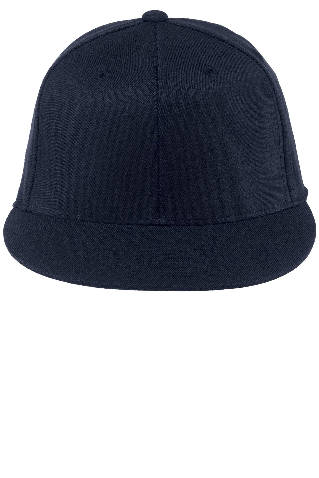 Port Authority Flexfit 210 Flat Bill Cap. C808 — Navy — front