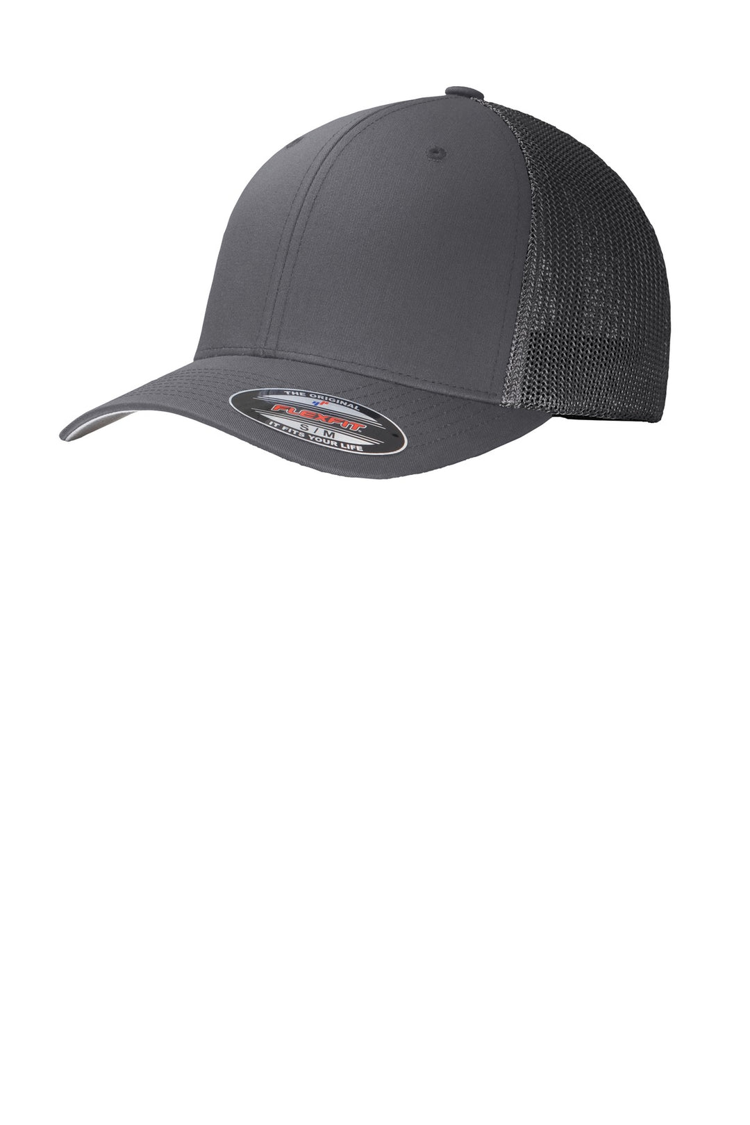 Port Authority Flexfit Mesh Back Cap. C812 — Graphite/ Graphite — front