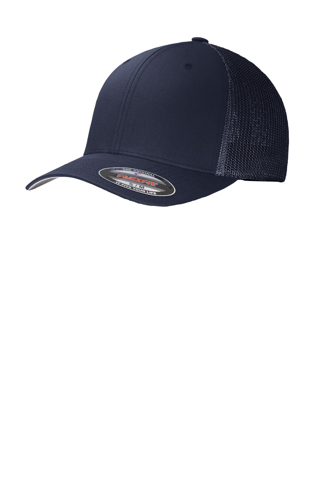 Port Authority Flexfit Mesh Back Cap. C812 — True Navy/ True Navy — front