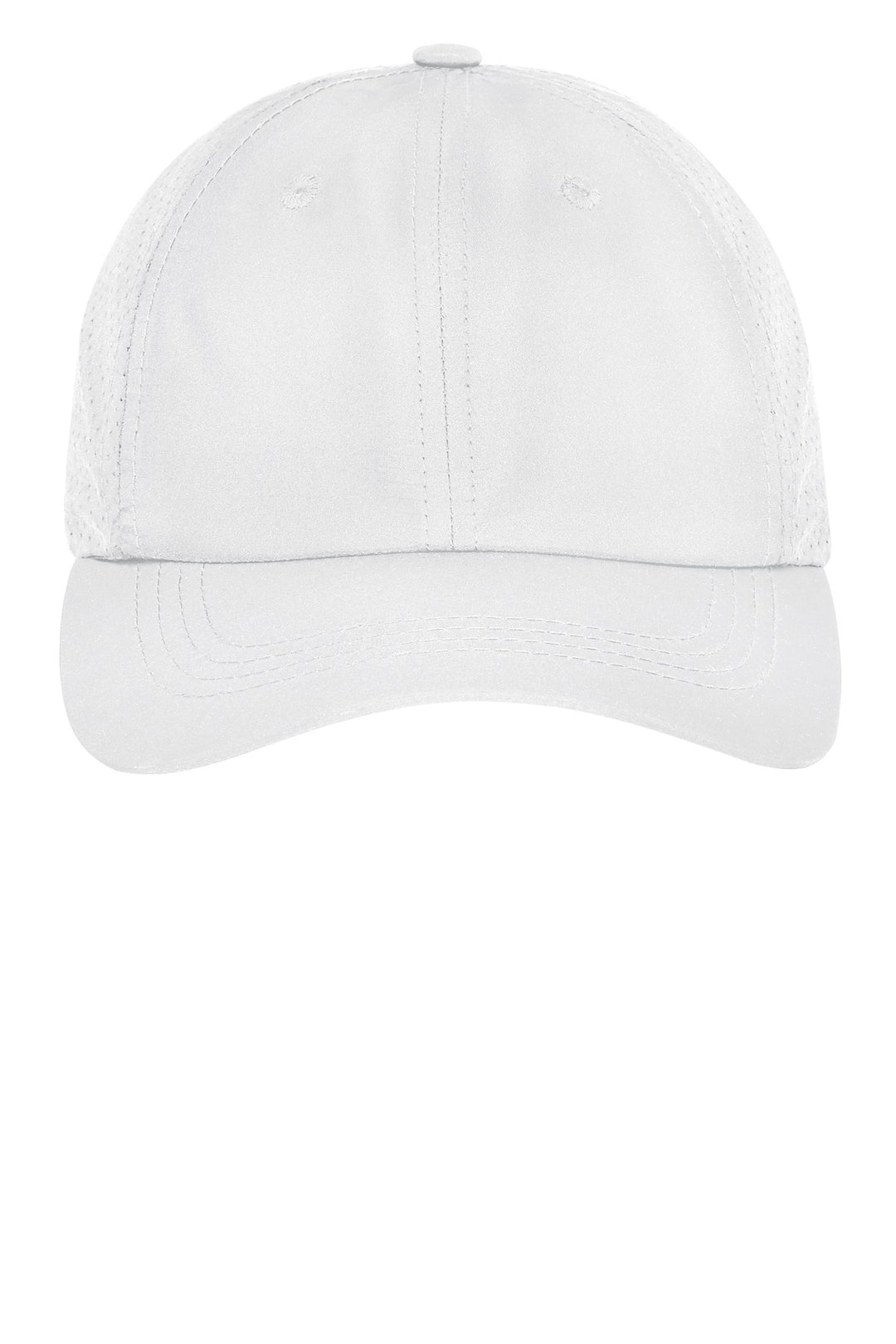 Port Authority Perforated Cap. C821 — White — front