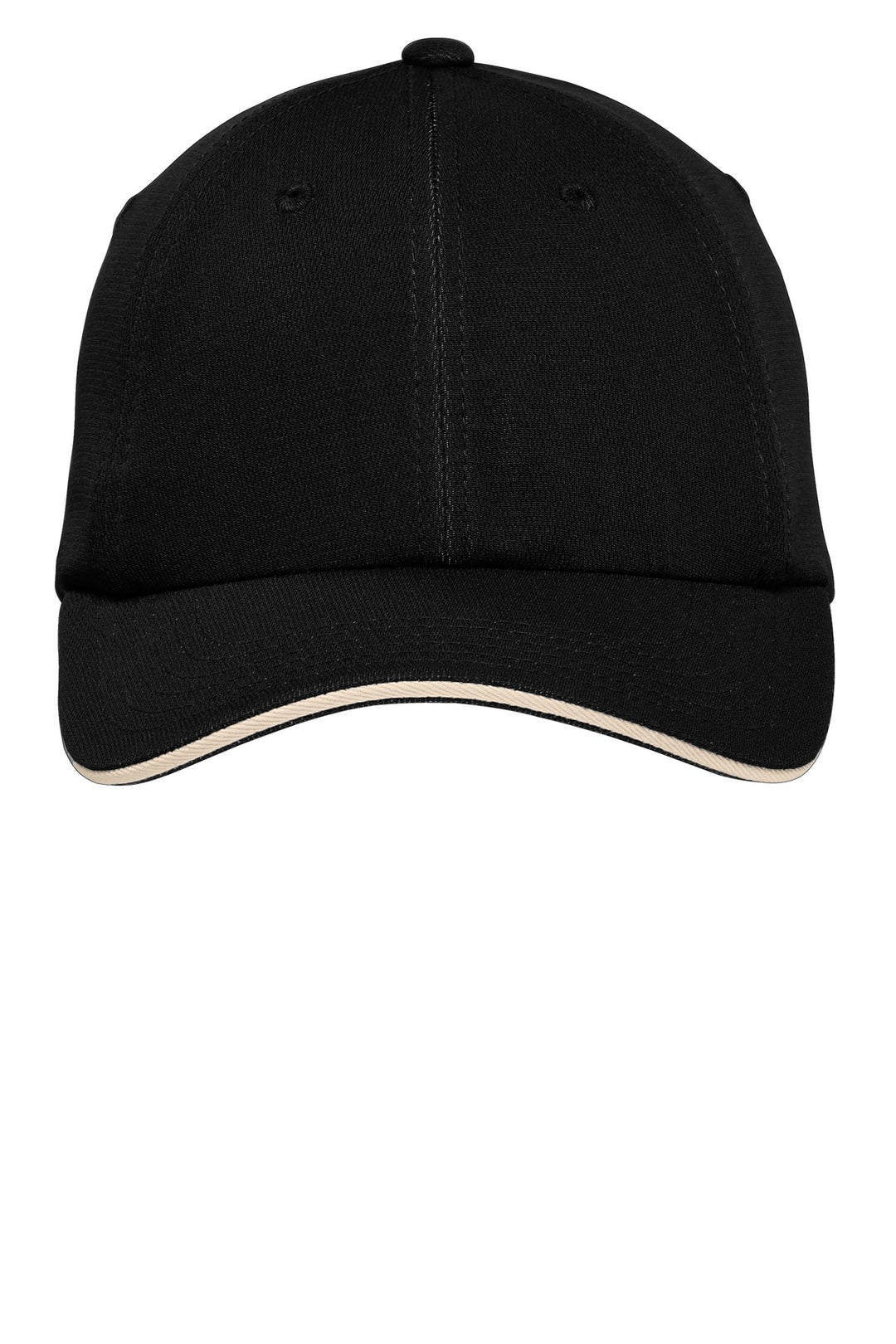 Port Authority Dry Zone Cap.  C838 — Black/ Stone — front