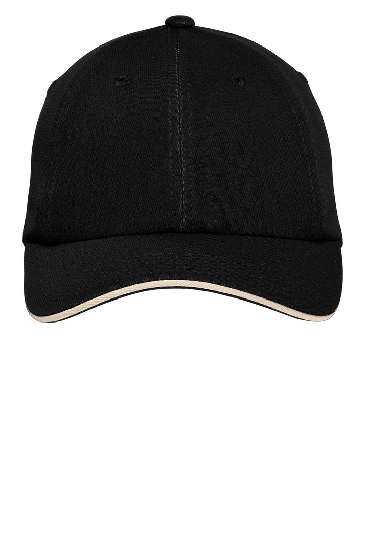 Port Authority Dry Zone Cap.  C838 — Black/ Stone — front
