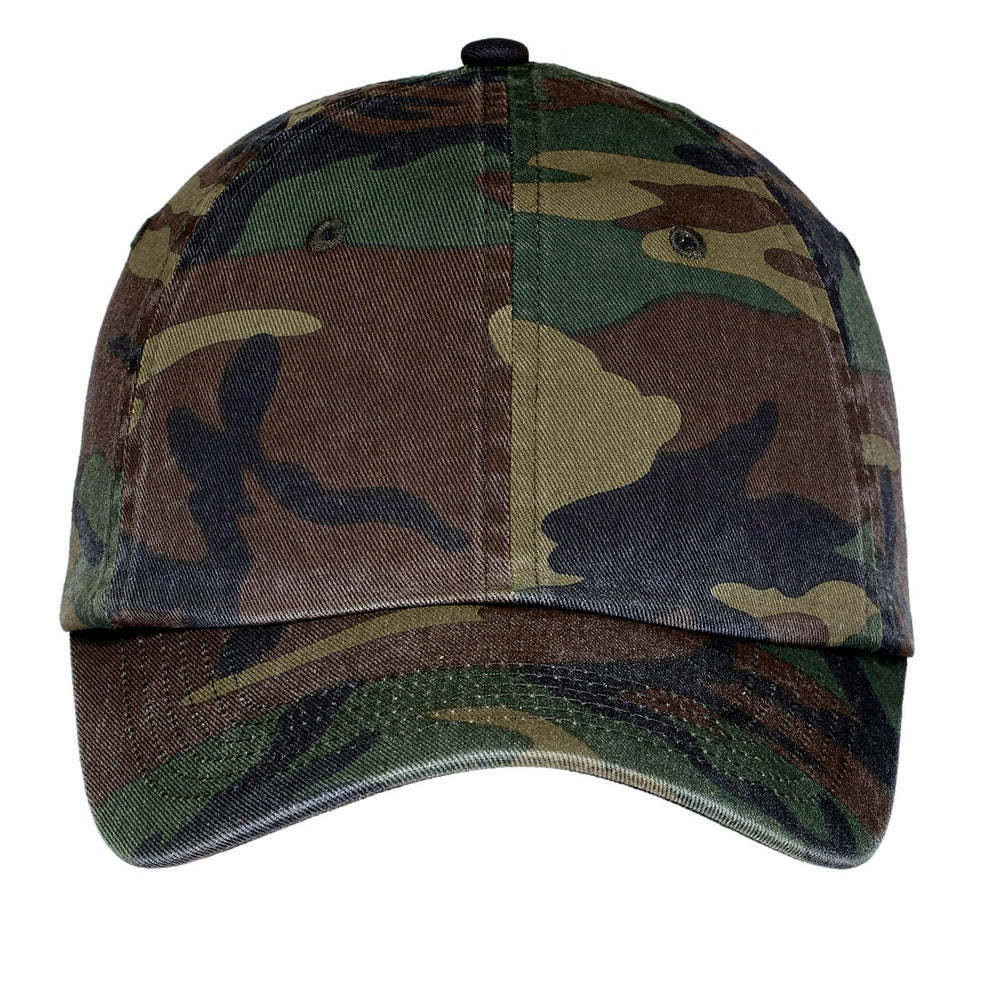 Port Authority Camouflage Cap.  C851 — Military Camo — front