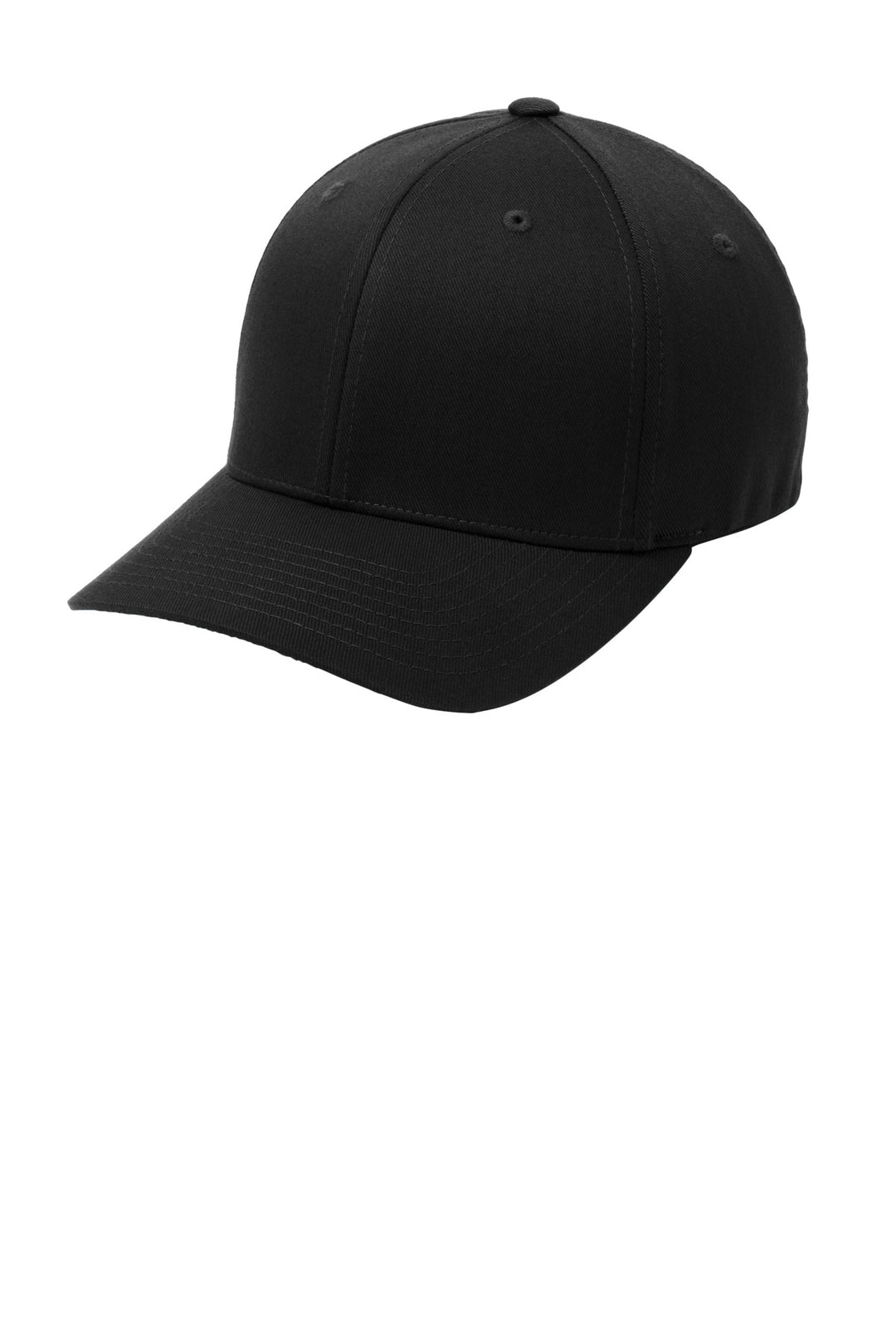 Port Authority Flexfit Cap.  C865 — Black — front