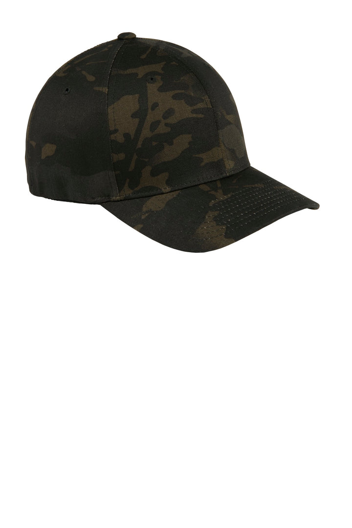 Port Authority Flexfit Cap.  C865 — Multicam Black — front