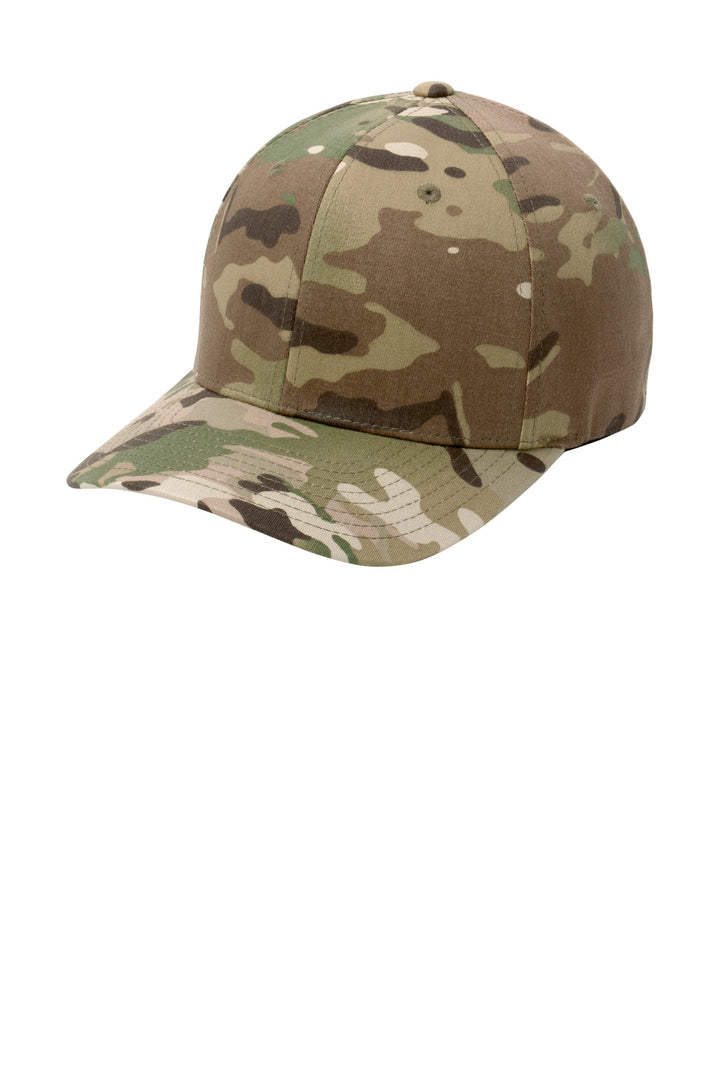 Port Authority Flexfit Cap.  C865 — Multicam — front