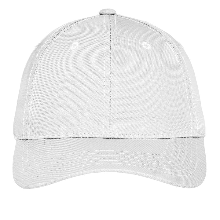 Port Authority Nylon Twill Performance Cap.  C868 — White — front