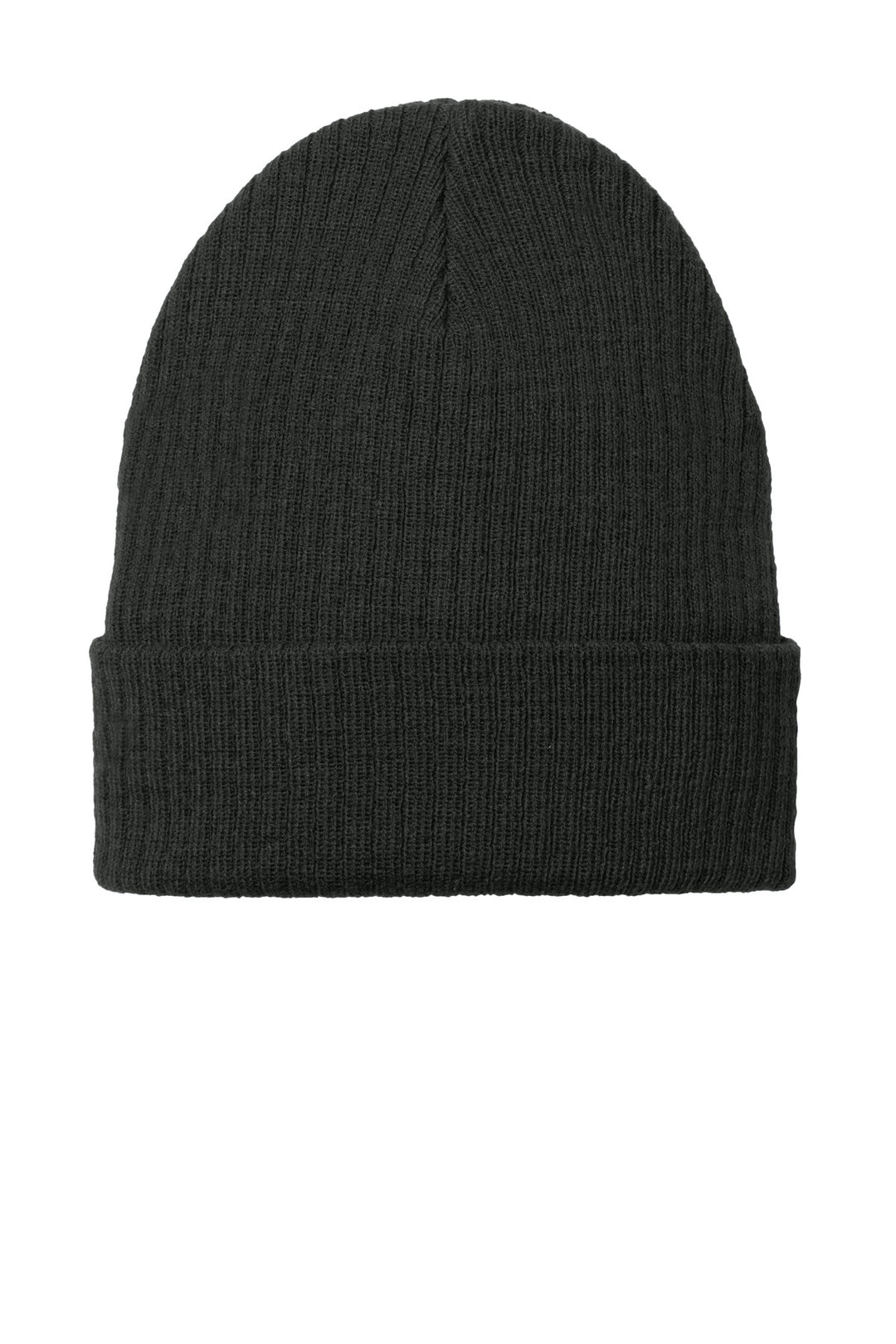 Port Authority C-FREE Recycled Beanie C880 — Deep Black — front