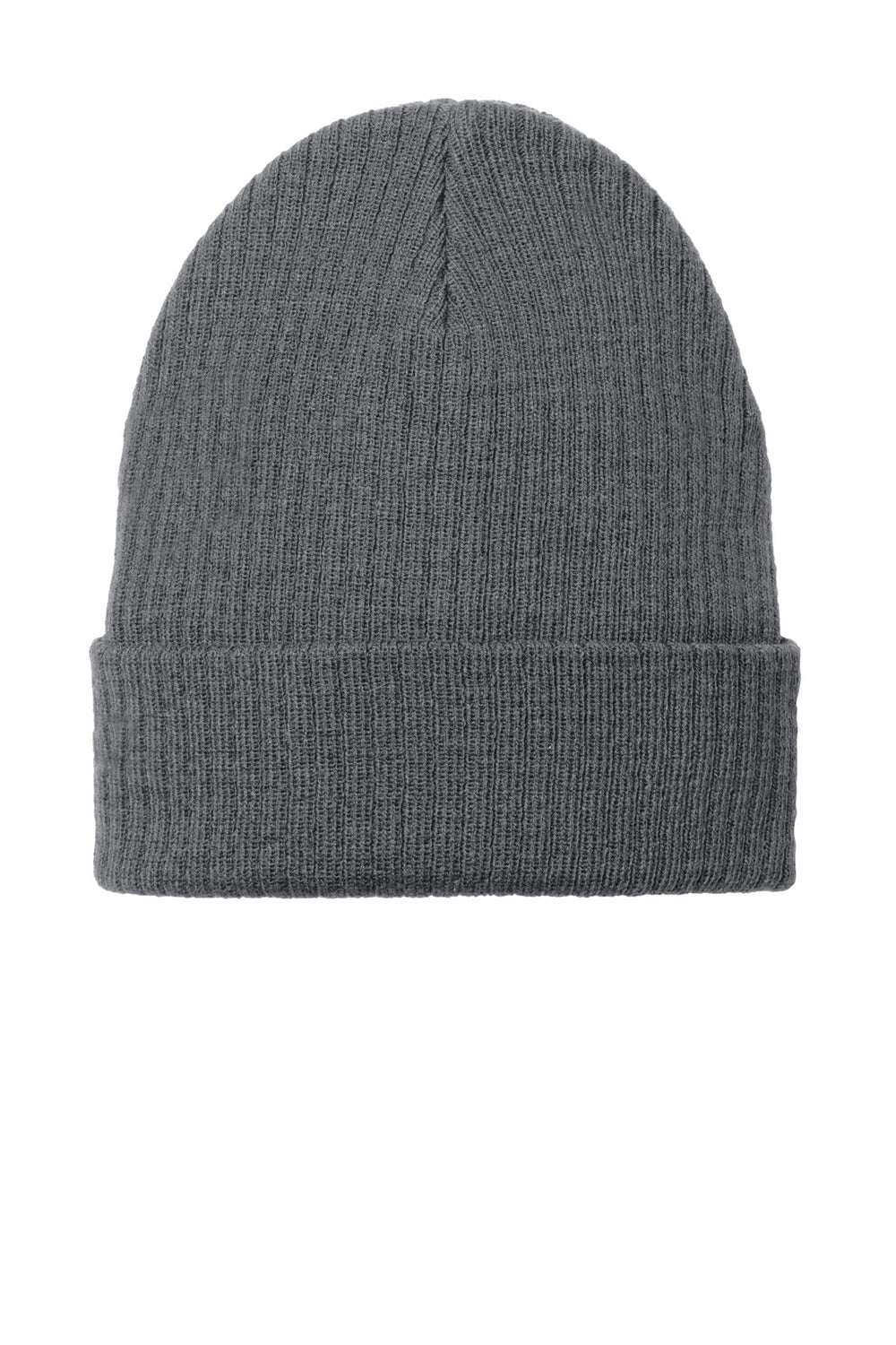 Port Authority C-FREE Recycled Beanie C880 — Grey Steel — front