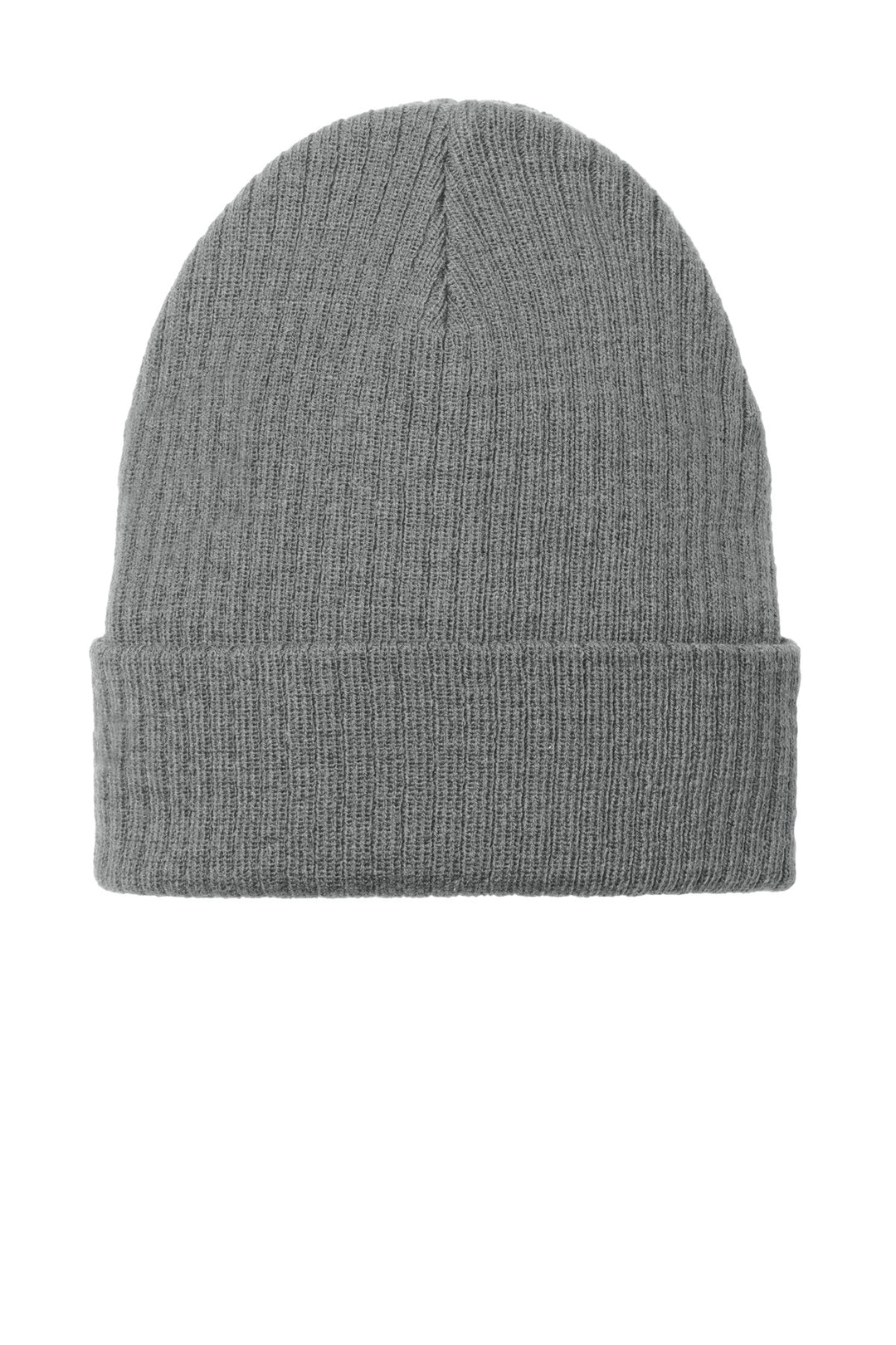 Port Authority C-FREE Recycled Beanie C880 — Smoke Grey — front