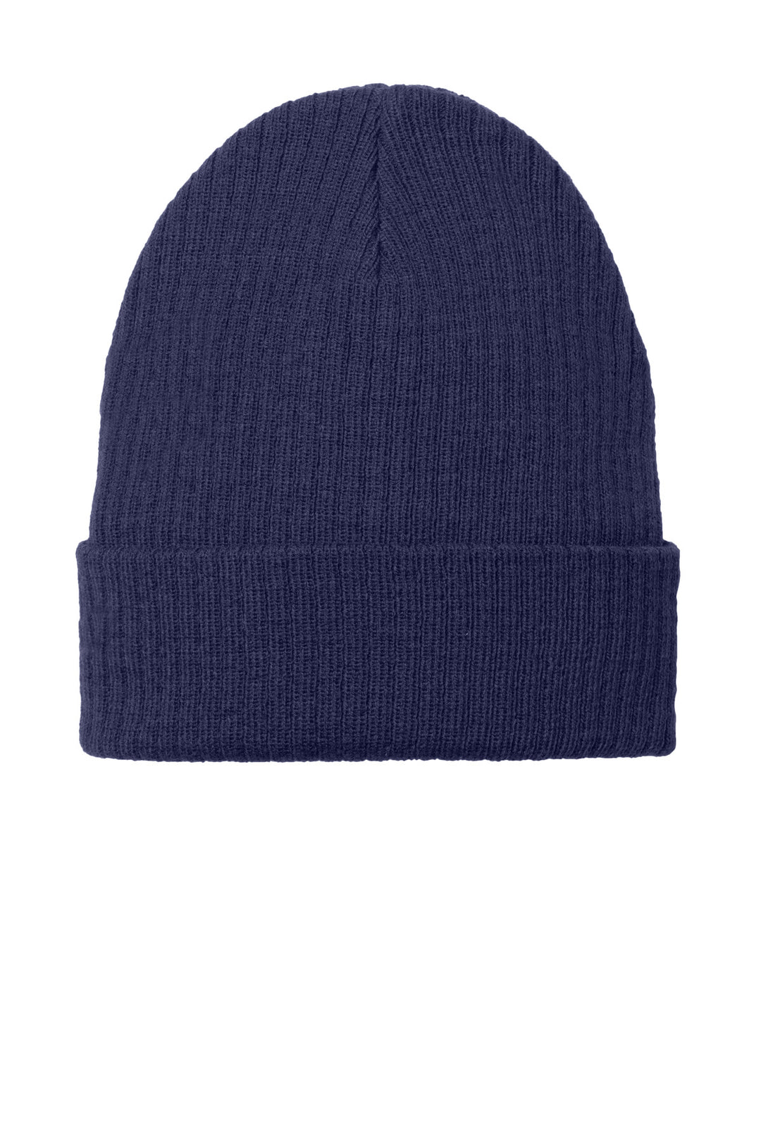 Port Authority C-FREE Recycled Beanie C880 — True Navy — front