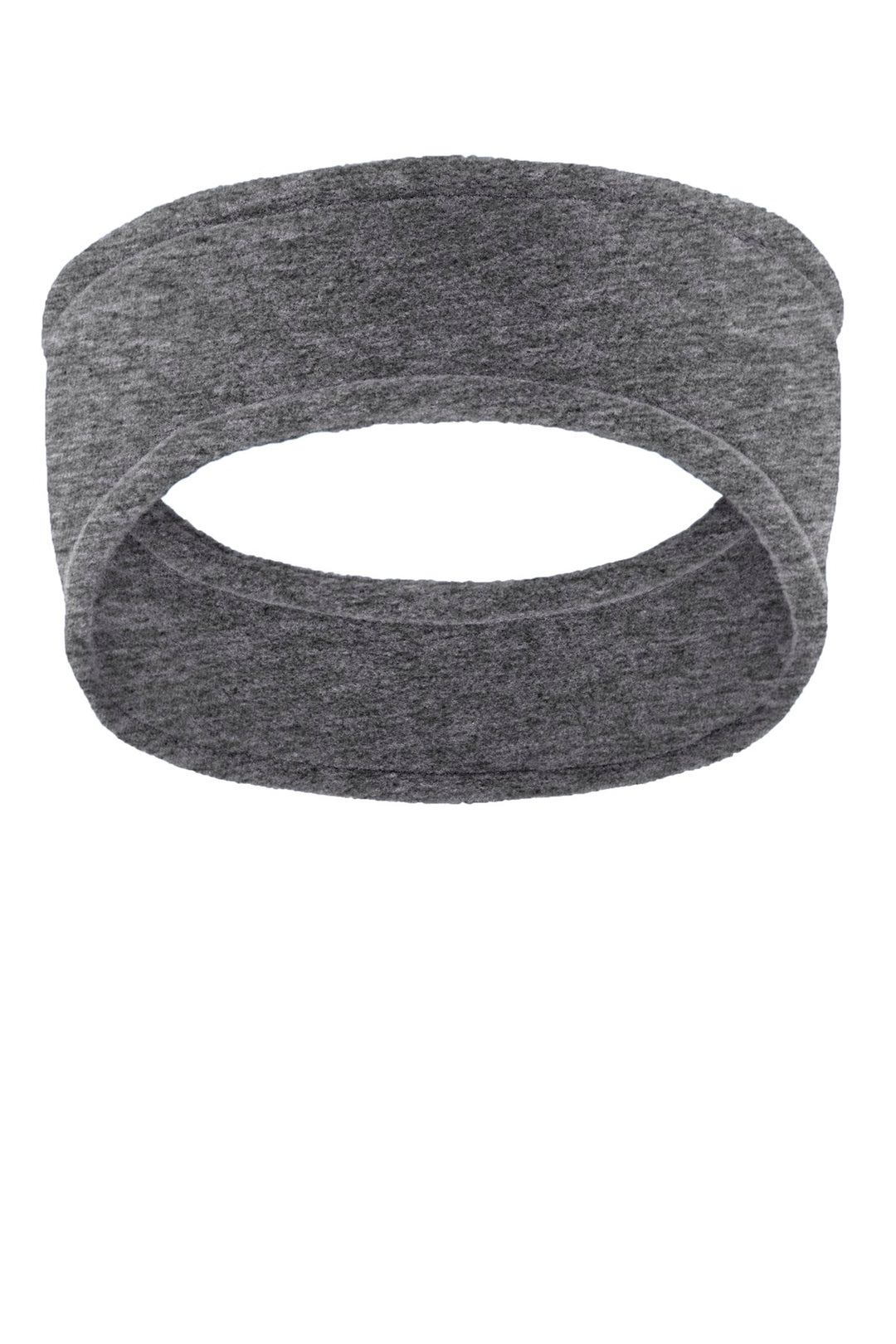 Port Authority R-Tek Stretch Fleece Headband.  C910 — Midnight Heather — front