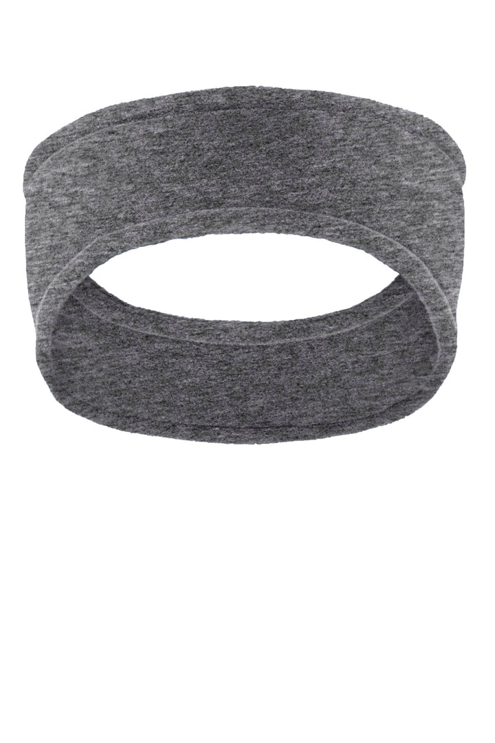 Port Authority R-Tek Stretch Fleece Headband.  C910 — Midnight Heather — front
