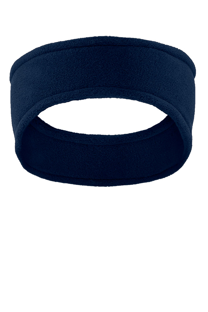 Port Authority R-Tek Stretch Fleece Headband.  C910 — Navy — front
