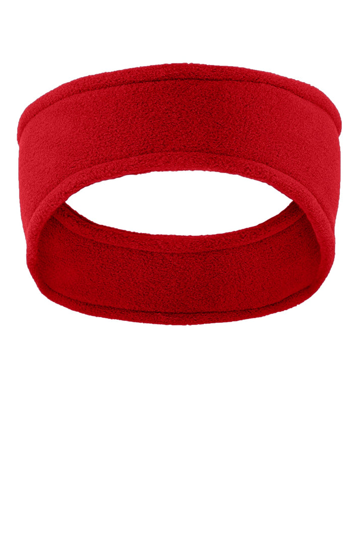 Port Authority R-Tek Stretch Fleece Headband.  C910 — Red — front