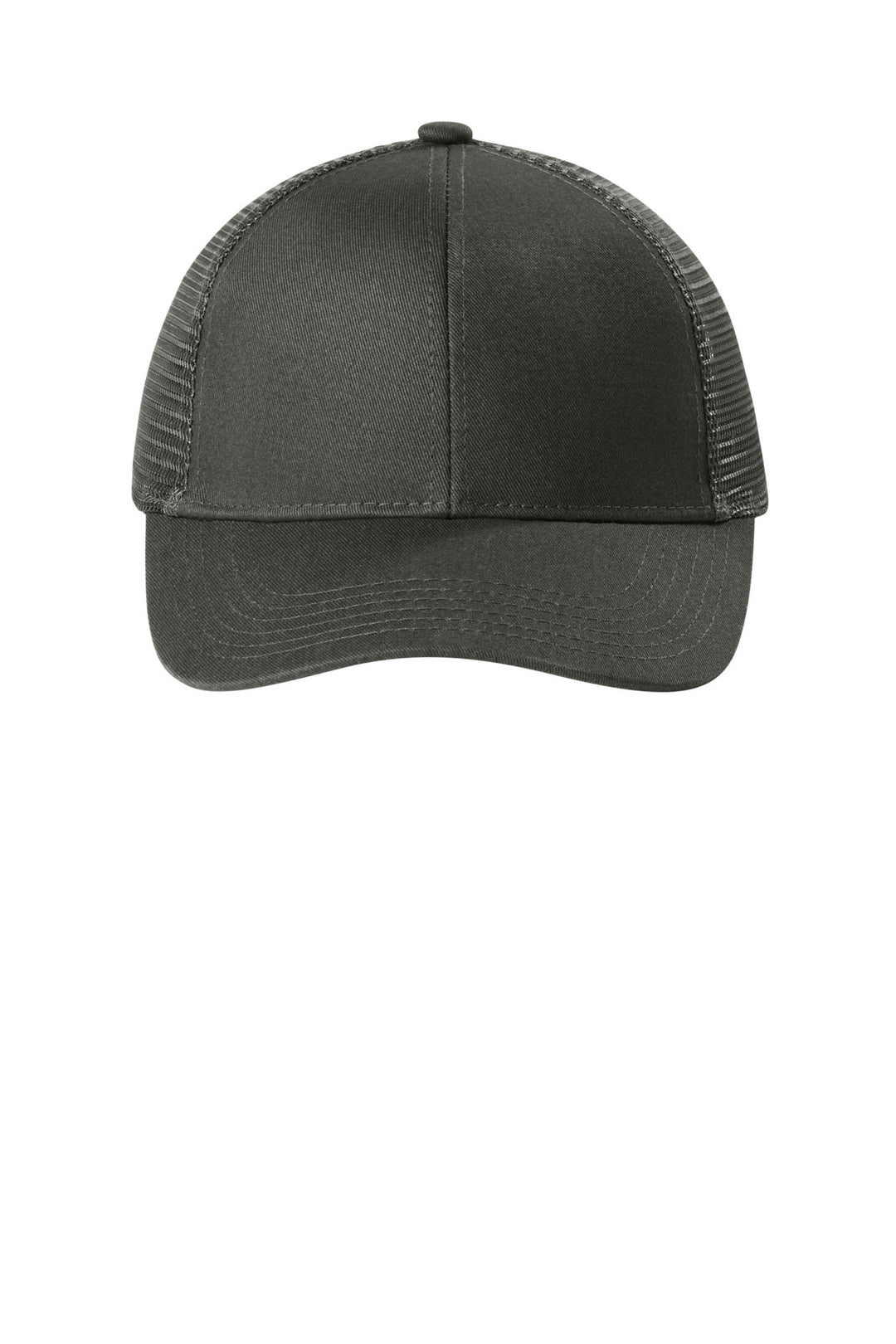 Port Authority Adjustable Mesh Back Cap. C911 — Carbon Grey — front