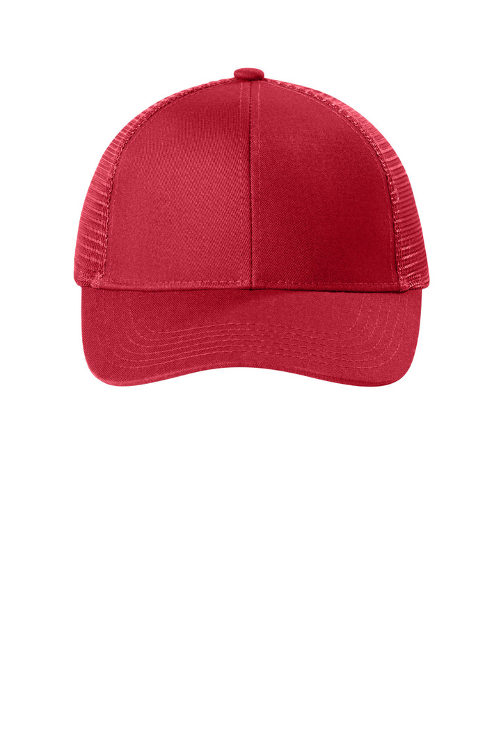 Port Authority Adjustable Mesh Back Cap. C911 — Chili Red — front