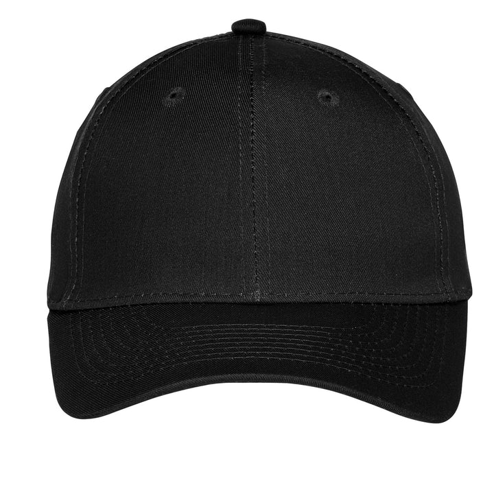 Port Authority Uniforming Twill Cap. C913 — Black — front