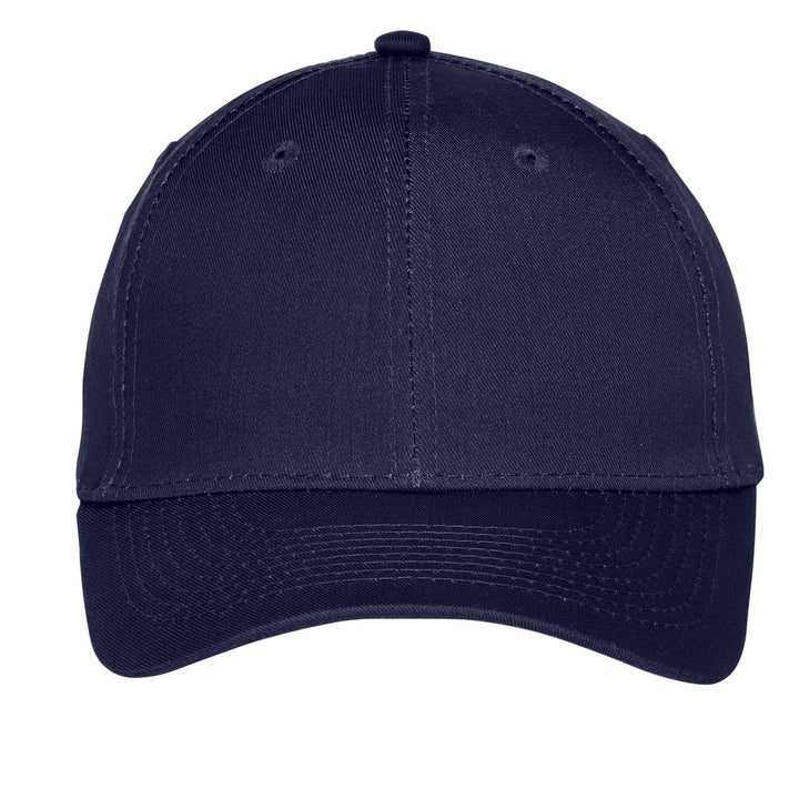 Port Authority Uniforming Twill Cap. C913 — Navy — front