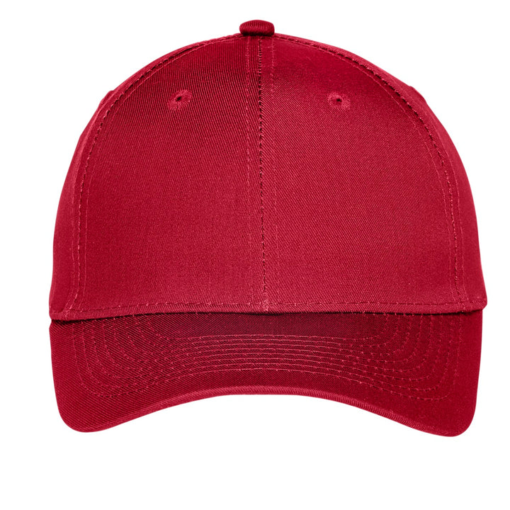 Port Authority Uniforming Twill Cap. C913 — Red — front