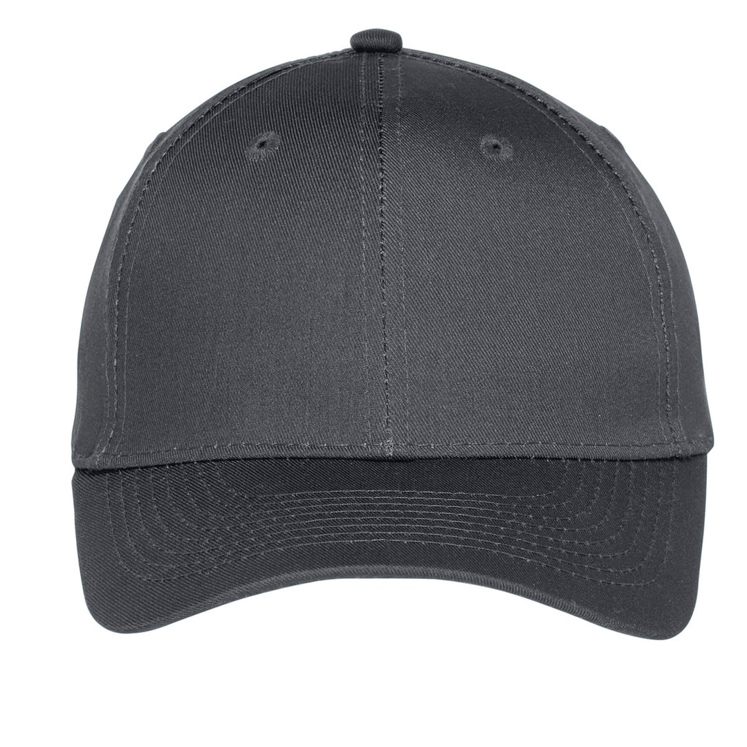 Port Authority Uniforming Twill Cap. C913 — Steel Grey — front