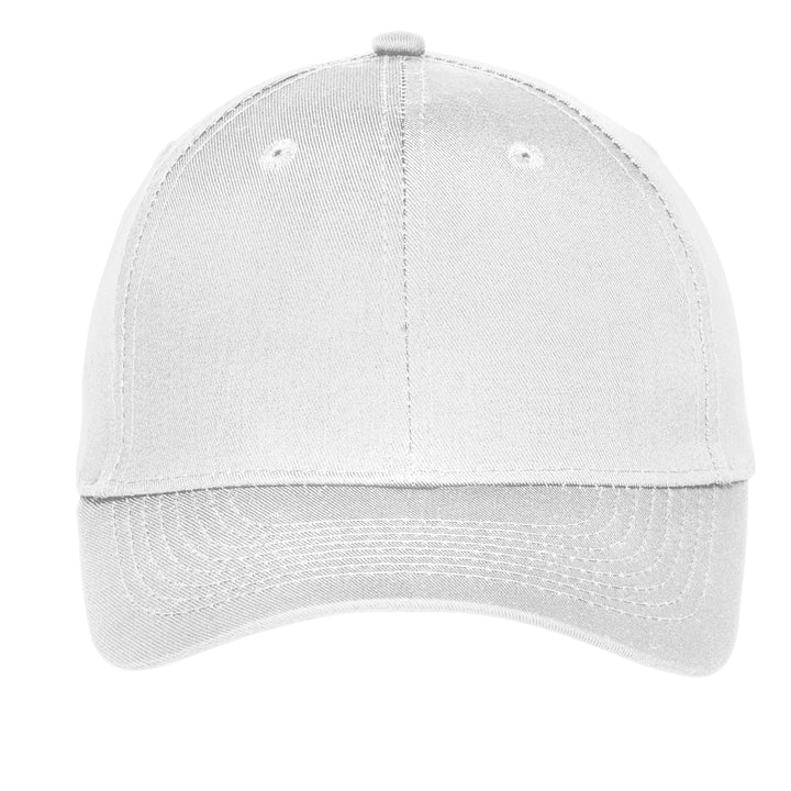 Port Authority Uniforming Twill Cap. C913 — White — front