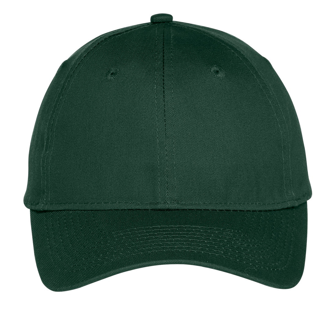 Port Authority Six-Panel Unstructured Twill Cap. C914 — Hunter — front