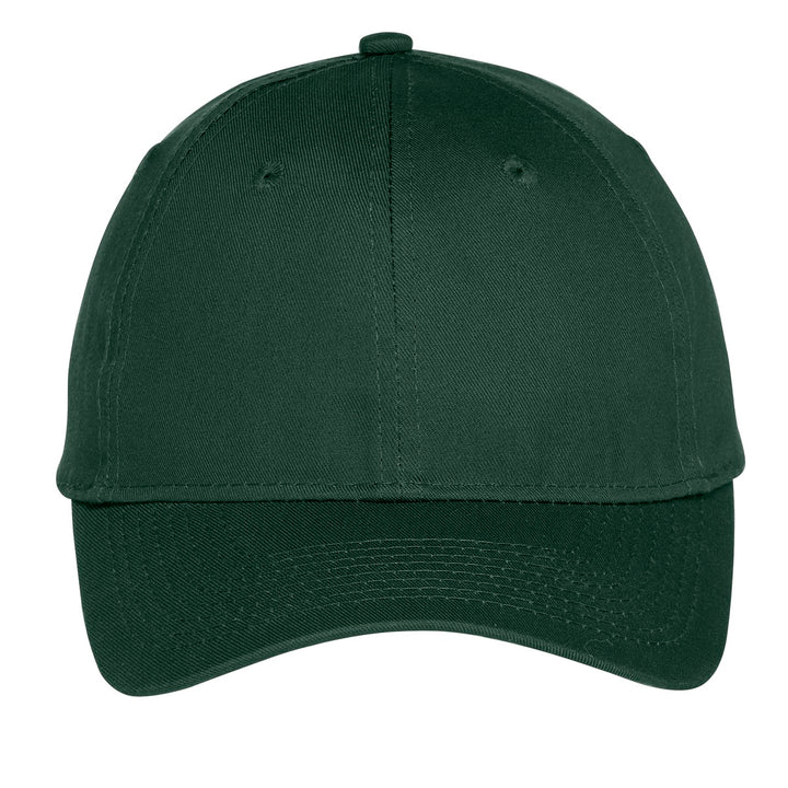 Port Authority Six-Panel Unstructured Twill Cap. C914 — Hunter — front