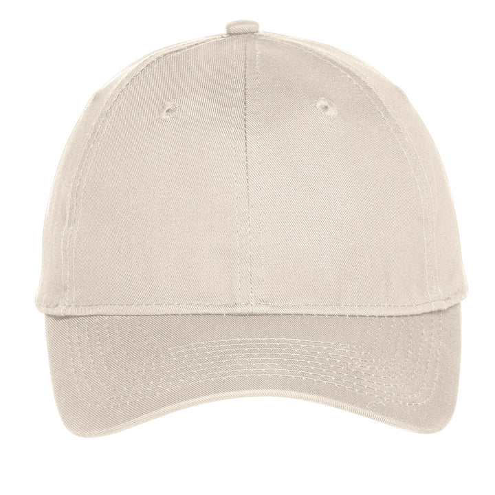 Port Authority Six-Panel Unstructured Twill Cap. C914 — Oyster — front