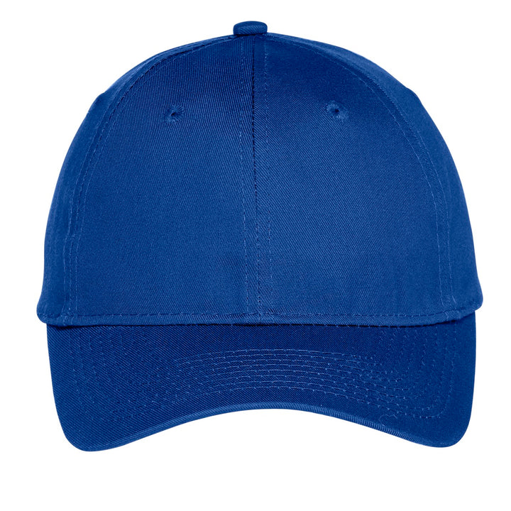 Port Authority Six-Panel Unstructured Twill Cap. C914 — Royal — front