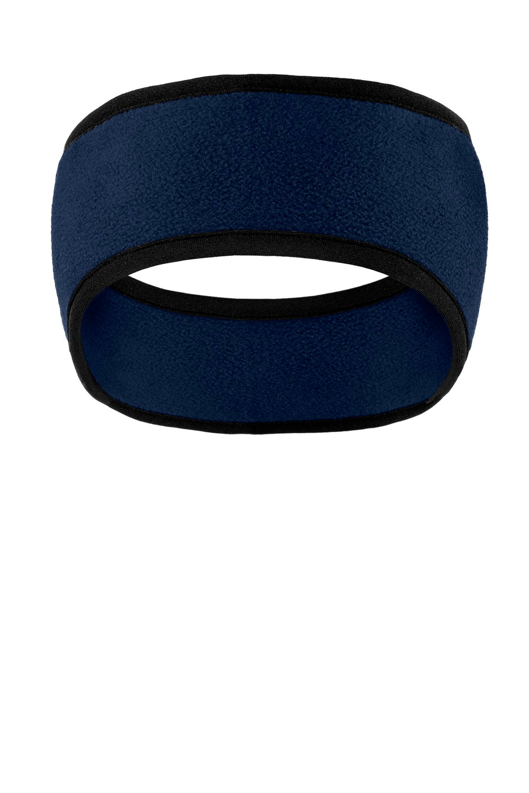 Port Authority Two-Color Fleece Headband. C916 — Navy — front