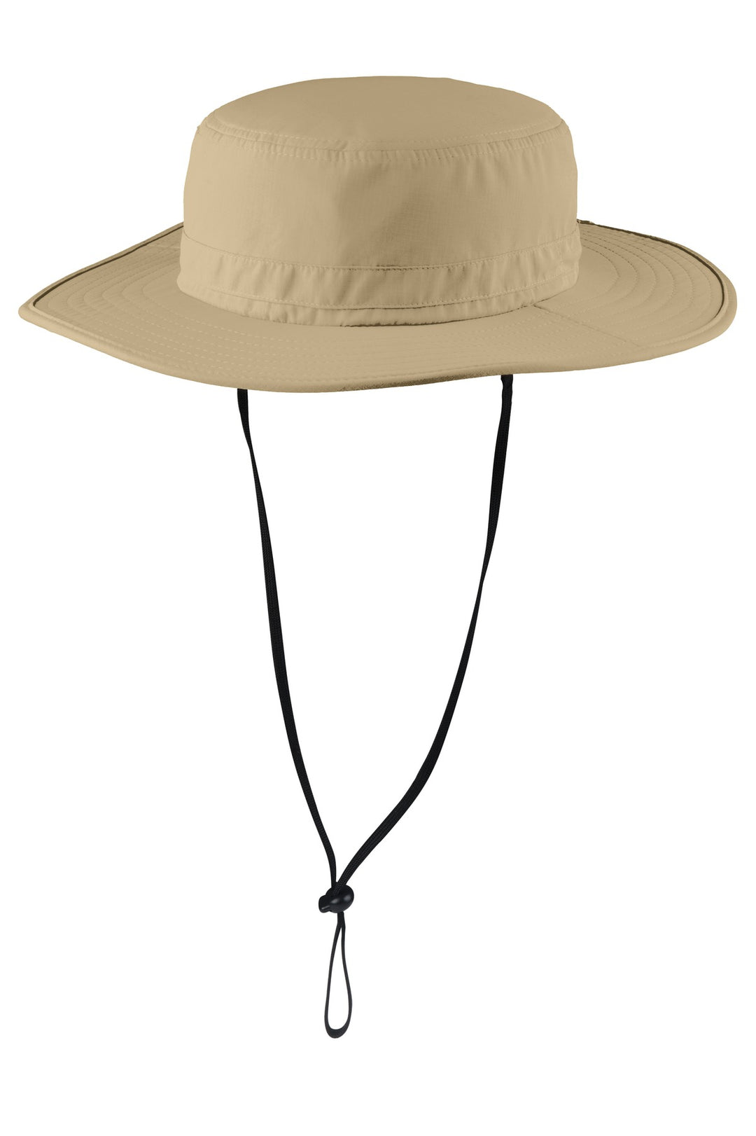 Port Authority Outdoor Wide-Brim Hat. C920 — Coffee Cream — front