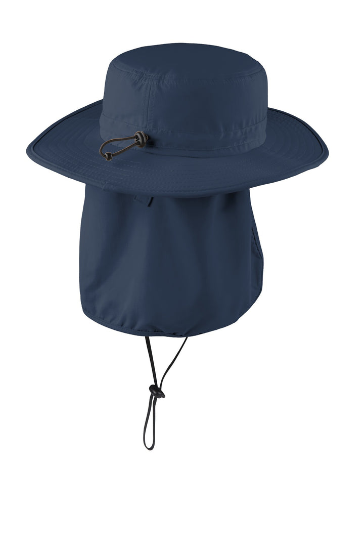 Port Authority Outdoor Wide-Brim Hat. C920 — Dress Blue Navy — front