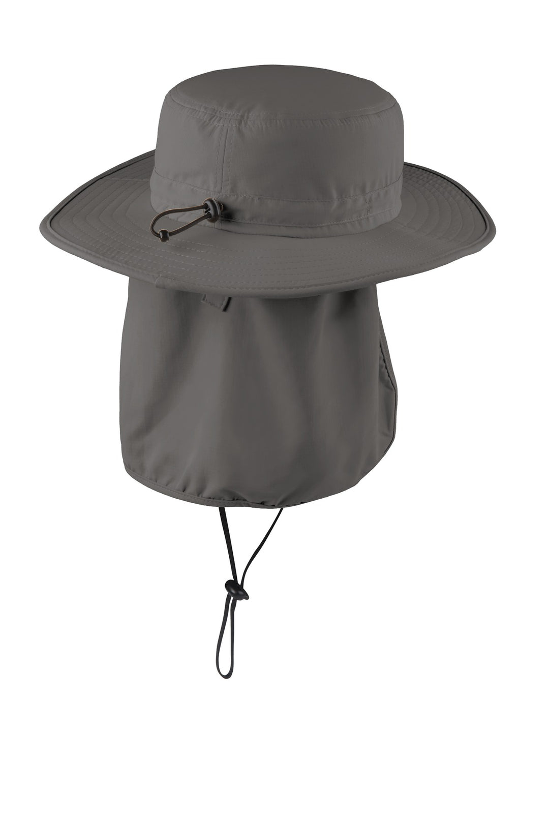 Port Authority Outdoor Wide-Brim Hat. C920 — Sterling Grey — front