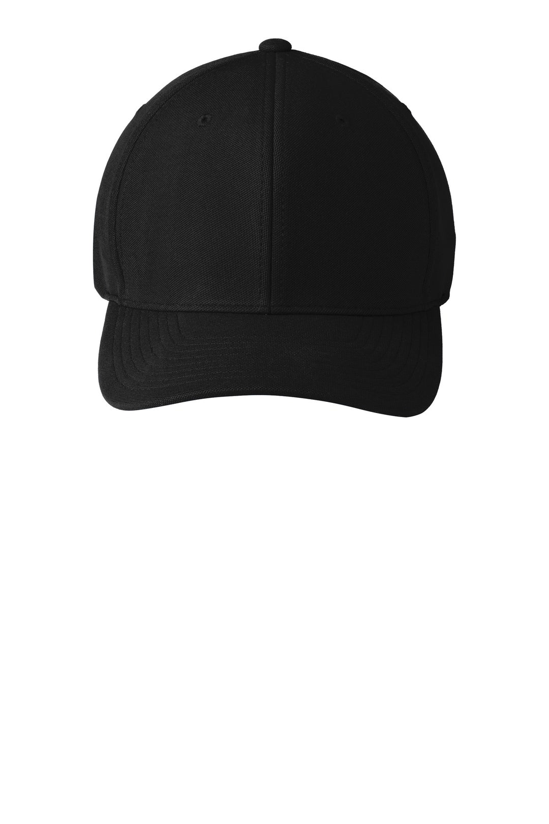 Port Authority Flexfit 110 &amp; Dry Mini Pique Cap. C934 — Black — front