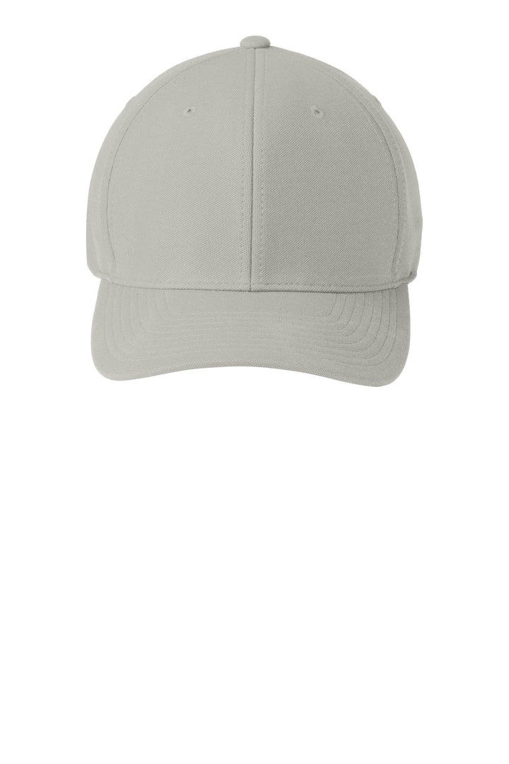 Port Authority Flexfit 110 &amp; Dry Mini Pique Cap. C934 — Silver — front