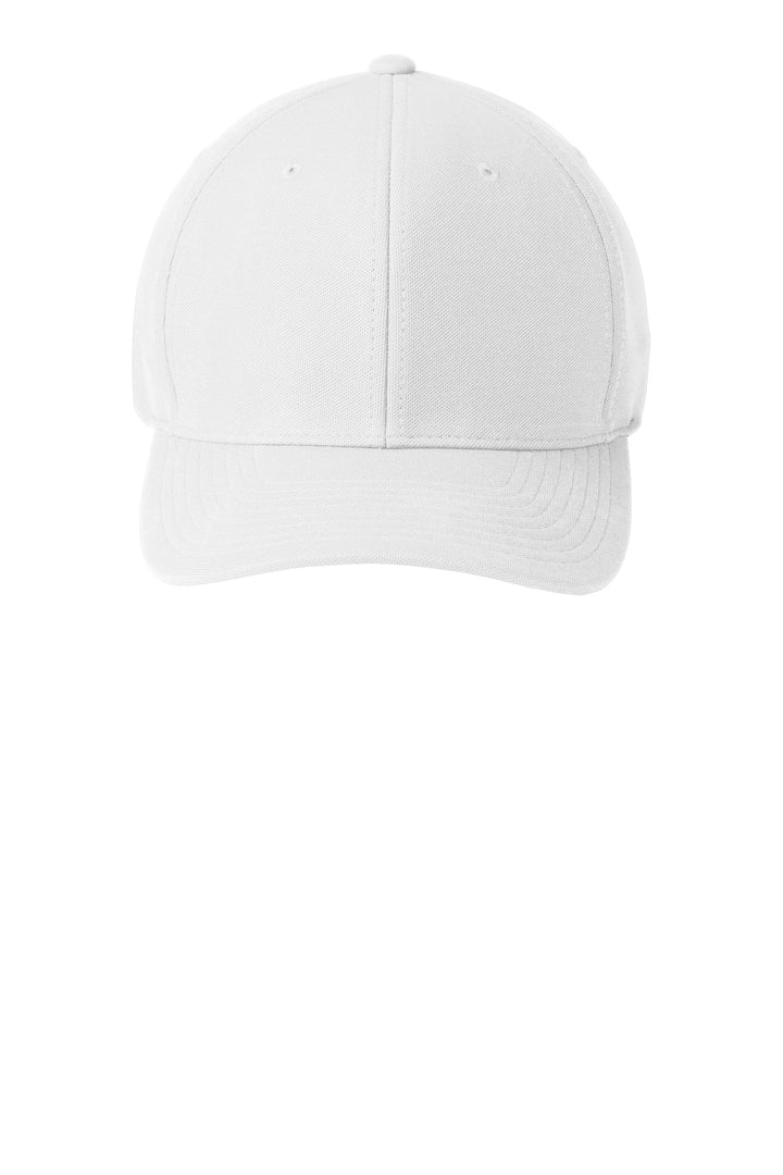Port Authority Flexfit 110 &amp; Dry Mini Pique Cap. C934 — White — front